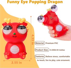 Jouet à presser anti-stress <span class=keywords><strong>Dragon</strong></span> avec édredon d'yeux pour Noël Cadeau d'anniversaire pour les amis et la famille - Product Image 5