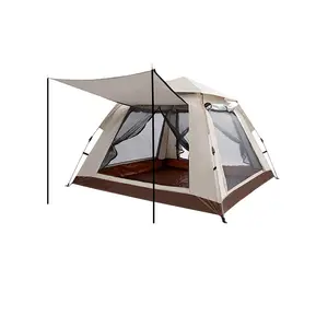 뜨거운 판매 휴대용 빠른 개방 하이킹 텐트 야외 캠핑 완전 자동 텐트 캠핑 완전 자동 텐트
