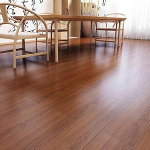 Suelo de PVC LVT de 7*48 pulgadas, azulejo de vinilo de lujo, suelo antideslizante y antiarañazos no <span class=keywords><strong>adhesivo</strong></span>, se aplica a la decoración de interiores - Product Image 2