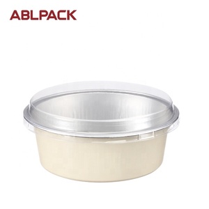 ABLPACK Récipients alimentaires jetables en <span class=keywords><strong>aluminium</strong></span> pour micro-ondes 150ml Tasses de cuisson en <span class=keywords><strong>aluminium</strong></span> pour <span class=keywords><strong>emballage</strong></span> <span class=keywords><strong>alimentaire</strong></span> - Product Image 2