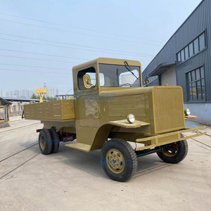 Auto Clásico Eléctrico Antiguo <span class=keywords><strong>de</strong></span> Lujo, Camioneta Retro Verde <span class=keywords><strong>de</strong></span> 2 Plazas <span class=keywords><strong>para</strong></span> Uso en Clubes y Granjas - Product Image 1