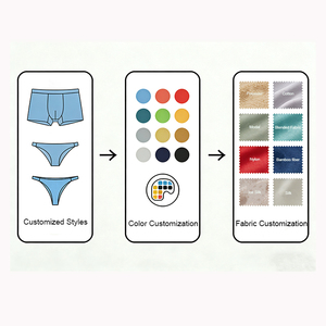 Calzoncillos Bóxer de Hombre, Transpirables, con Estampado por Transferencia de Calor, de Spandex/Poliéster, Tejido de Punto, Estampado en la Cintura, Talle Bajo, Ecológicos, Talla XL - Product Image 6