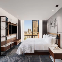Ensemble de meubles de chambre à coucher d'hôtel cinq étoiles Emmy Collection de bois de style moderne pour le salon inspiré par Melbourne