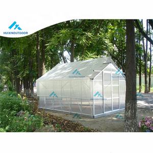 تخفيضات هائلة سداسية الزراعة الألومنيوم حديقة الزجاج/البولي كربونات الدفيئة مجموعات البولي كربونات هواية الدفيئة للبيع - Product Image 1