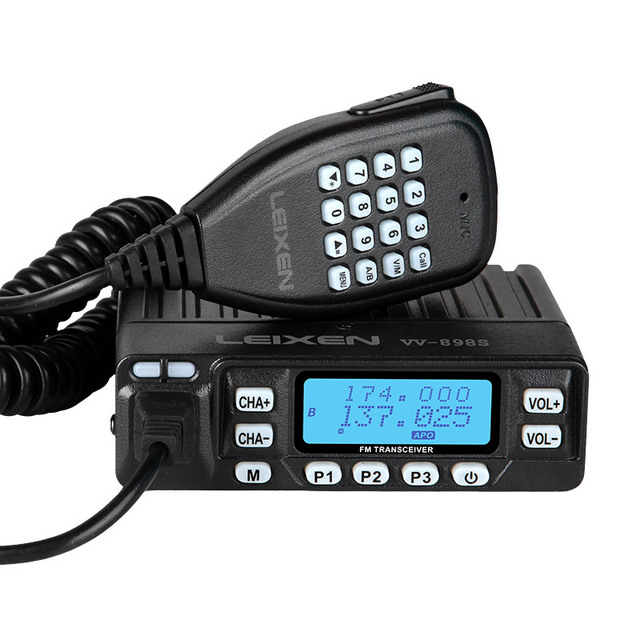 Lei Xun VV-898S Car Radio UV Dual-band Car Intercom 25W Mini Radio Outdoor Small Radio