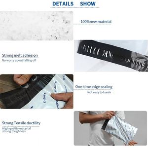 Bolsa de Embalaje de Envío Exprés de Polietileno Reciclado Personalizada de Fábrica, Sobre de Entrega, Bolsa de Embalaje para Correo Postal para Transporte - Product Image 6