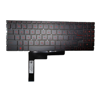 Pengganti Keyboard Laptop untuk MSI Katana GF76 11SC GF76 12UC GF76 12UE GF66 12UE GF76 Tata Letak RU SP US UK Lampu Latar Merah