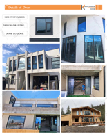 Ventana Corredera Horizontal de Aluminio con Rotura de Puente Térmico, Personalizada, con Mosquitera y Doble Acristalamiento