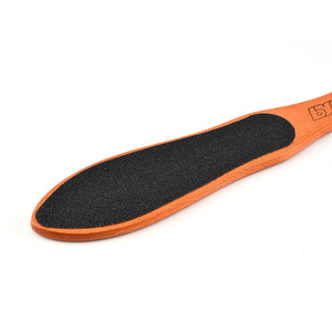 Lime à pied en bouleau naturel, pédicure, lime à ongles, dissolvant de callosités, poignée en bois, soins personnels, outils de soins des pieds - Product Image 4