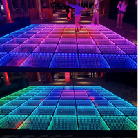 Ava-Espejo de cristal templado DMX infinity para boda, panel de baile LED con efecto 3d cambiante de color RGB, para comprar pista de baile y discoteca