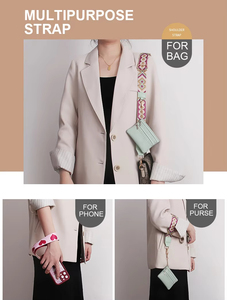 Neck <strong>Strap</strong> Adjustable Cell Phone Chain Long Short <strong>Mobile</strong> Phone Wrist Clip and Wallet <strong>Straps</strong> Crossbody <strong>Bag</strong> <strong>With</strong> Zipper Pouch - Product Image 2