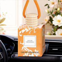 Penyegar Udara Mobil Gantung Portabel Aroma Cair Tahan Lama Empat Varian Botol Diffuser Mobil Kaca Tebal Grosir