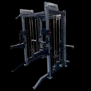 ASJ Fitness Commercial Home <span class=keywords><strong>Gym</strong></span> Equipment D001 Multi Function Smith Machine <span class=keywords><strong>Multipower</strong></span> Functional Trainer - Product Image 1