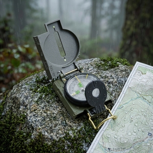 Brújula de Bolsillo con Lente para Aventuras al Aire Libre, Brújula Magnética para Supervivencia y Expediciones en la Naturaleza - Product Image 5