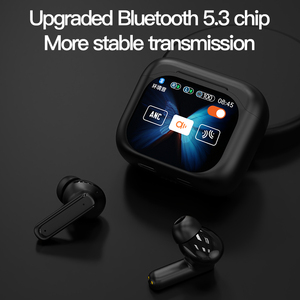 New by-16 ANC <span class=keywords><strong>Bluetooth</strong></span> Earbuds LED hiển thị kỹ thuật số chơi game tai nghe không dây hifi bass giảm tiếng ồn TWS tai nghe - Product Image 2