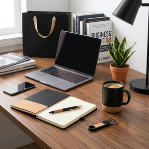 Set <span class=keywords><strong>de</strong></span> Regalo Corporativo con Logotipo Personalizado, Base <span class=keywords><strong>de</strong></span> Corcho, Taza <span class=keywords><strong>de</strong></span> Cerámica, Cuaderno, Bolígrafo, Llavero, <span class=keywords><strong>Precio</strong></span> <span class=keywords><strong>de</strong></span> Fábrica para Promociones y Regalos para Clientes - Product Image 6