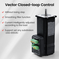 Motor paso a paso híbrido Nema 23 integrado de 36V 3N.m con control de bucle cerrado y codificador de 1000ppr para brazo robótico, AGV, AMR, Mini CNC