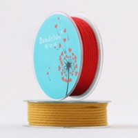 Cordon de bijoux en polyester Dandelion D9 en gros, 2~4mm, fil pour accessoires de bijoux, bracelet tissé, collier, matière première