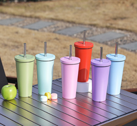 Vaso Térmico Clásico Delgado de Acero Inoxidable de Lujo 2026 con Popote, Logotipo Personalizado, Aislamiento al Vacío, Taza de Viaje de 12-24 Horas, Caja de Regalo para Negocios