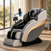 Fauteuil de massage à gravité zéro à double rail SL, mécanisme en jade, airbags intégraux, chargement USB, fauteuil de massage intelligent