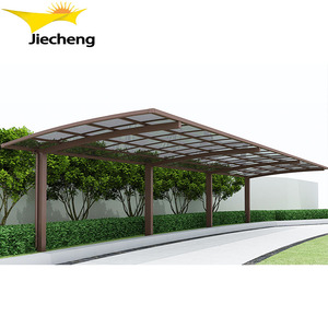 Structure en aluminium robuste personnalisable, abri pour voiture autoportant, toiture en polycarbonate, tente de stationnement pour voiture, auvent à structure métallique - Product Image 2