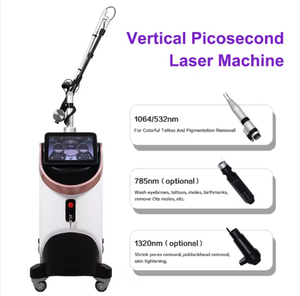 Machine laser picoseconde verticale professionnelle 2026 1064 532 785 1320nm pour l'élimination des tatouages, l'élimination des pigments et le raffermissement de la peau - Product Image 3