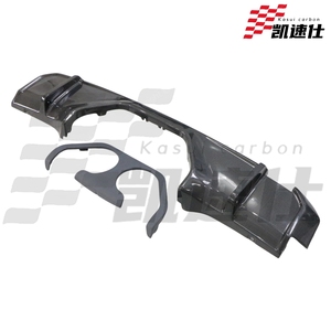 Cubierta de punta de escape de fibra de carbono real, difusor trasero para parachoques trasero, compatible con <span class=keywords><strong>BMW</strong></span> M3 G80/<span class=keywords><strong>M4</strong></span> G82 - Product Image 2