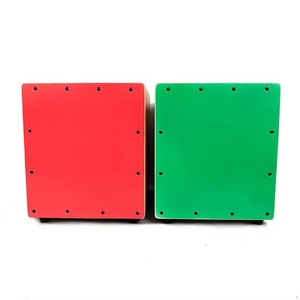 Tambor de madera para niños en caja, tambor de mano para adultos, <span class=keywords><strong>instrumento</strong></span> <span class=keywords><strong>musical</strong></span> en stock - Product Image 1