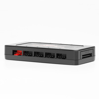 Venta de fábrica Sata IDE Power Computer 10 puertos Fan Speed Controller Hub 3pin/4pin Fan Extender Magnetic 10-Way Fan Hub