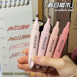 <strong>Highlighter</strong> Pen Customized logo Fluorescent <strong>Marker</strong> Gift Pen Fluorescent Permanent <strong>Markers</strong> Kawaii Dual Tip <strong>Highlighter</strong> - Product Image 4
