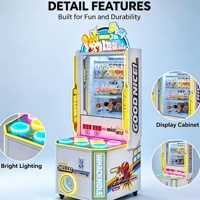 Machine de jeu de frappe au marteau pour enfants, vente en gros d'usine, machine de jeu commerciale avec fenêtre d'affichage des prix