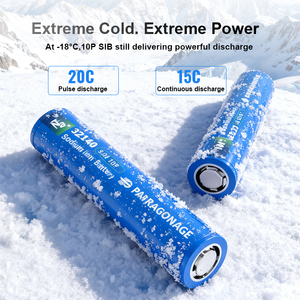 Batterie sodium-air à décharge pulsée 30C, 3.0V 10Ah 32140, modèle de batterie au sel à haut débit de charge, fabriquée en Chine par Paragonage - Product Image 1