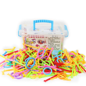 Juguetes De Construcción educativos para niños, 500 piezas, bloques de construcción, puzle, barras - Product Image 2