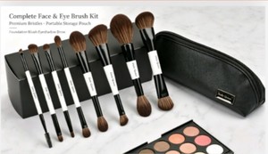 DailyQueen – Kit de 8 pinceaux professionnels de luxe à double embout pour fond de <span class=keywords><strong>teint</strong></span>, fard à joues, fard à paupières et correcteur, dégradé, ultra-doux et sans perte de poils - Product Image 2