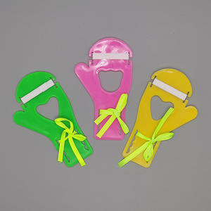 Sangle de poignet pour perfusion intraveineuse pour enfants Hongyuan, 145 mm, épaisseur 3 mm, en forme de paume avec ruban, usage hospitalier, vert, jaune, rose rouge - Product Image 2