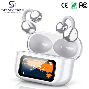 หูฟังแบบหนีบ XG42 ANC สำหรับเล่นกีฬา หน้าจอสัมผัส LCD พร้อมโหมด EQ ปรับแต่งได้ และโหมดเสียงสำหรับฟังเพลง/เล่นเกม - Product Image 1