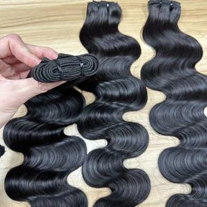 Goodluck Real Combodiqn 15a Virgin Body Wave Raw Bundles Capelli Umani Vietnamiti Grezzi in Bulk <span class=keywords><strong>Onda</strong></span> Regolare - Product Image 2