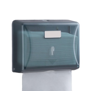 <span class=keywords><strong>Distributeur</strong></span> de serviettes en papier Z pliées mural manuel en plastique écologique <span class=keywords><strong>pour</strong></span> salle de bain d'hôtel moderne, prix abordable - Product Image 1