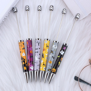 Creative Design DIY Halloween & Christmas Plastic Heat Transfer Printing Flower Film Pattern Bead Pens for Gifts - Product Image 2