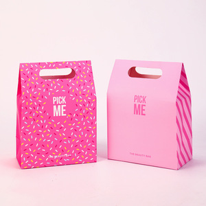 Bolsa <span class=keywords><strong>de</strong></span> Embalaje <span class=keywords><strong>de</strong></span> Cartón Rosa con su Propio Logotipo para Venta al por Menor <span class=keywords><strong>de</strong></span> Joyería, Artículos <span class=keywords><strong>de</strong></span> Boda <span class=keywords><strong>de</strong></span> Lujo y Pequeños Regalos Exquisitos. - Product Image 2