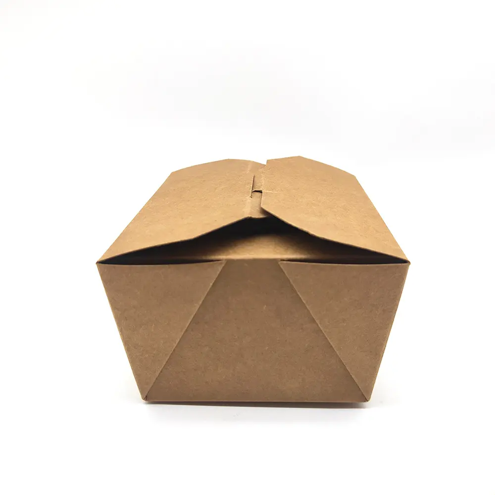 Wholesale Brown Kraft Paper Box Economic Doner Kebab Packing Box