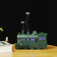 Nouvelle vente chaude train humidificateur d'air à anneau de pulvérisation à ultrasons, diffuseur d'aromathérapie d'huile essentielle créatif à la maison