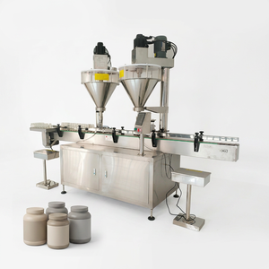 Machine de remplissage automatique haute précision pour bouteilles en verre avec vis doseuse, pour poudres (assaisonnements, café, lait, protéines, épices) - Product Image 1