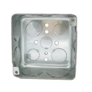 Four inch Square 2-1/8''' Deep American Electrical MetalStandard Junction Dimensions Outlet Box