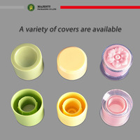 Tube cosmétique à double compartiment 50ml 100ml, tube en plastique à double pression pour formule double en matière de soins de la peau