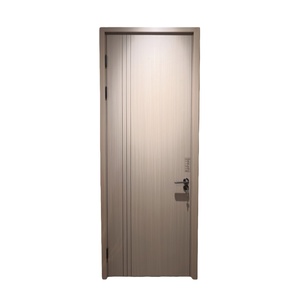 <span class=keywords><strong>Porte</strong></span> en mélamine imitation <span class=keywords><strong>bois</strong></span> pour intérieur de chalet et de retraite contemporains - Product Image 1