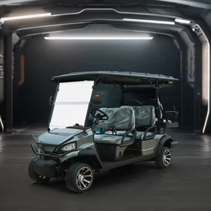 Carrito de Golf HKBG Elevado para 7-8 Pasajeros, Asientos Cómodos de Alta Capacidad, Velocidad de 30-50 km/h, Autonomía de 50-70 km, Pendiente de 25 Grados, Certificado por DOT - Product Image 2