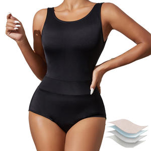 9010 Groothandel 2-laags Waterdichte Zachte Stof Eendelig Uitgesneden Menstruatiebadpak Voor Dames - Product Image 5