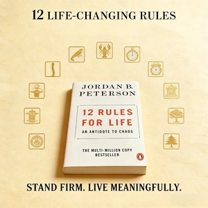 12 regole per la vita di Jordan <span class=keywords><strong>B.</strong></span> Peterson, Principi di vita senza tempo, benessere mentale, sviluppo personale, libro da leggere - Product Image 1