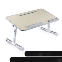 Table pliable pour ordinateur portable sur mesure OEM, support portable en MDF et aluminium, bureau réglable en hauteur pour l'étude et la lecture